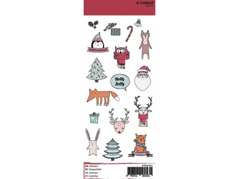 Stickers Charlot, Christmas in the forest