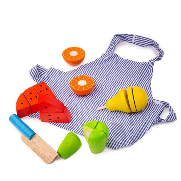 Bigjigs mediniai pjaustomi vaisiai (16 el.)