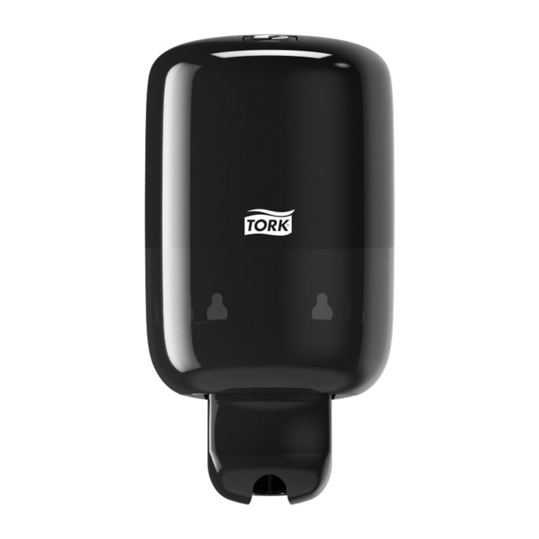 Skysto muilo laikiklis Tork S2 (561008), 475 ml, juodos spalvos, plastikinis