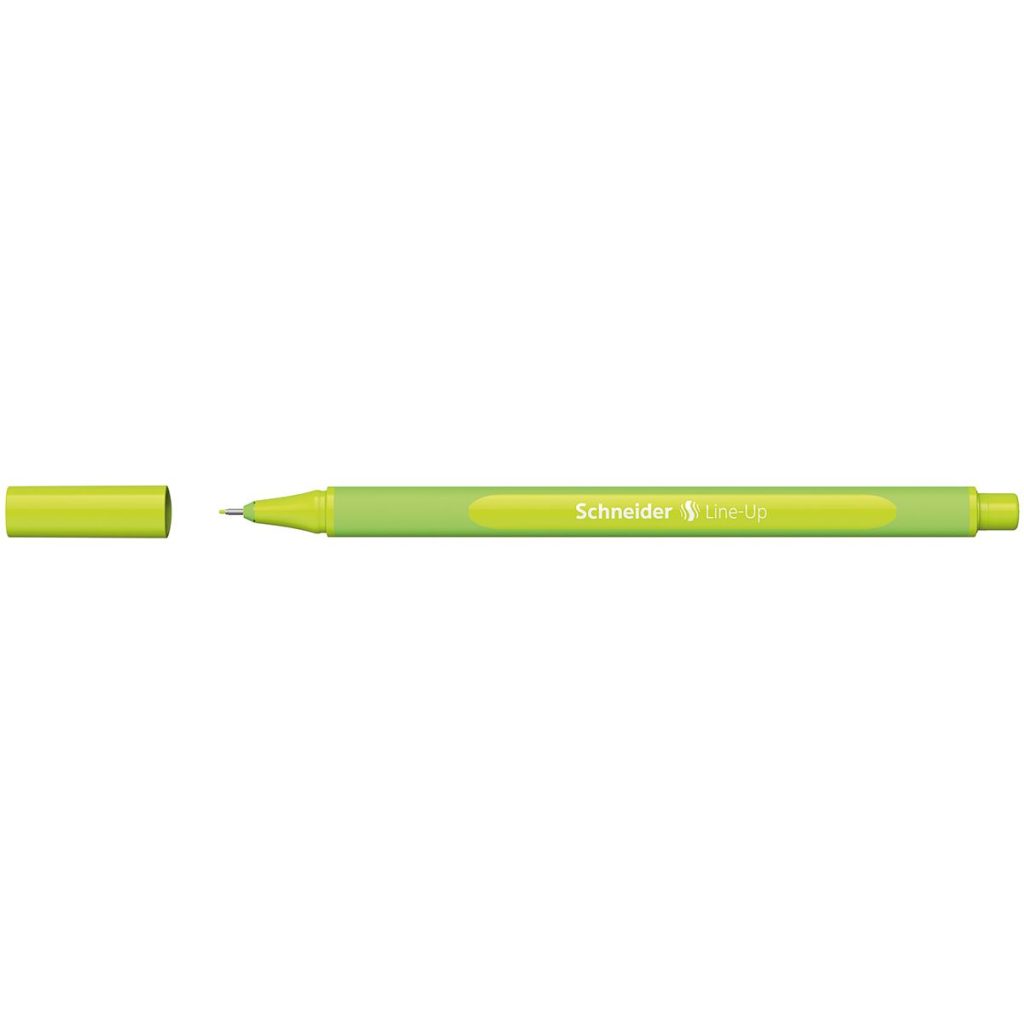 *Rašiklis su kamšteliu Schneider, Line -Up 0,4mm apple-green spalvos