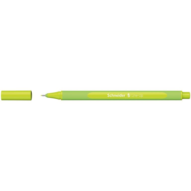 *Rašiklis su kamšteliu Schneider, Line -Up 0,4mm apple-green spalvos