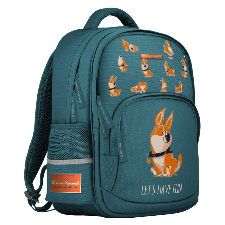 *Kuprinė Bruno Visconti Corgi ergonominė, turkio spalvos