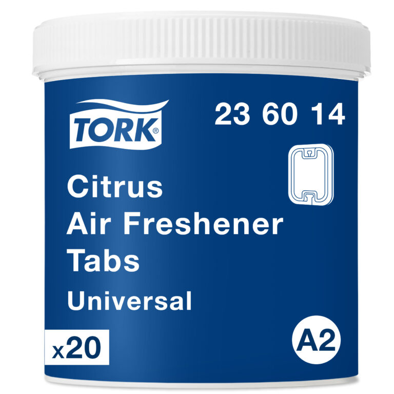 Oro gaiviklis – diskas Tork Universal Air Freshener A2 Citrus (236014), citrusinis kvapas, pakuotėje 20 vnt.