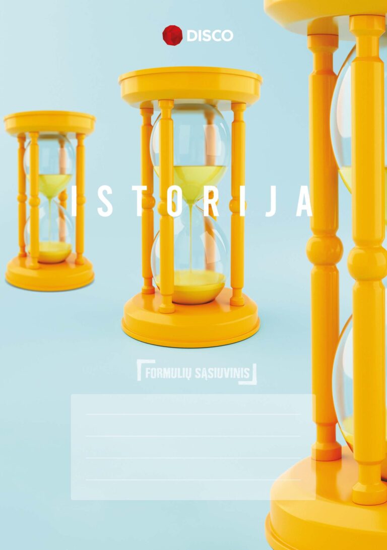 Formulių sąsiuvinis istorijai, 50 lapų, langeliais