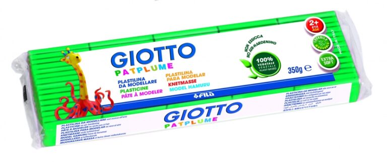 Plastilinas Fila Giotto Patplume, 350g, žalios spalvos