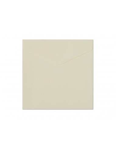 Dekoratyviniai vokai 160×160 mm Smooth light cream 120 g/m2 10 vnt/pak