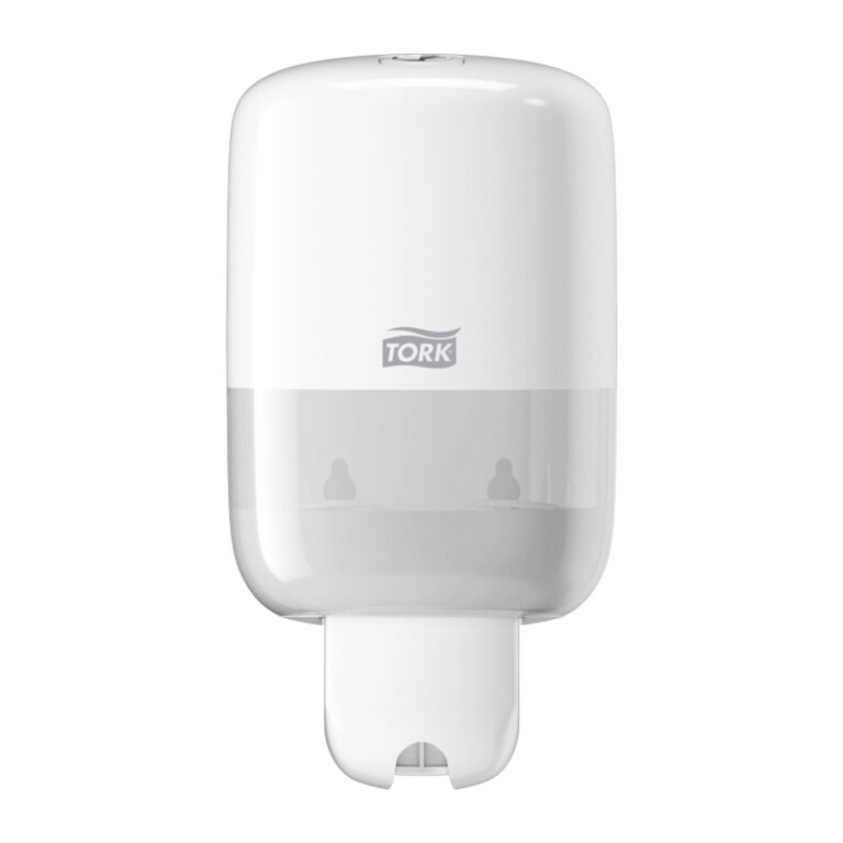 Skysto muilo laikiklis Tork S2 (561000), 475 ml, baltos spalvos, plastikinis