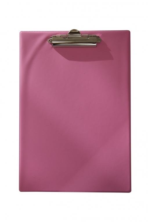 Pagrindas rašymui Ecopolimer Panta Plast, A4, be atvertimo, su prispaudėju viršuje, rožinės spalvos