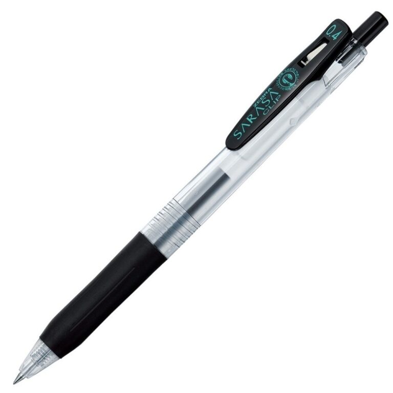 Automatinis tušinukas Zebra Sarasa Clip, gelinis, 0,4mm, juodos spalvos