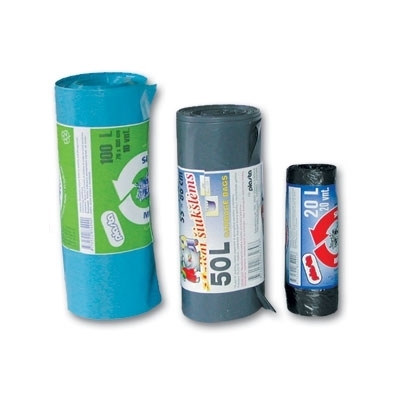 Šiukšlių maišai, 35l, užrišami, 15vnt.