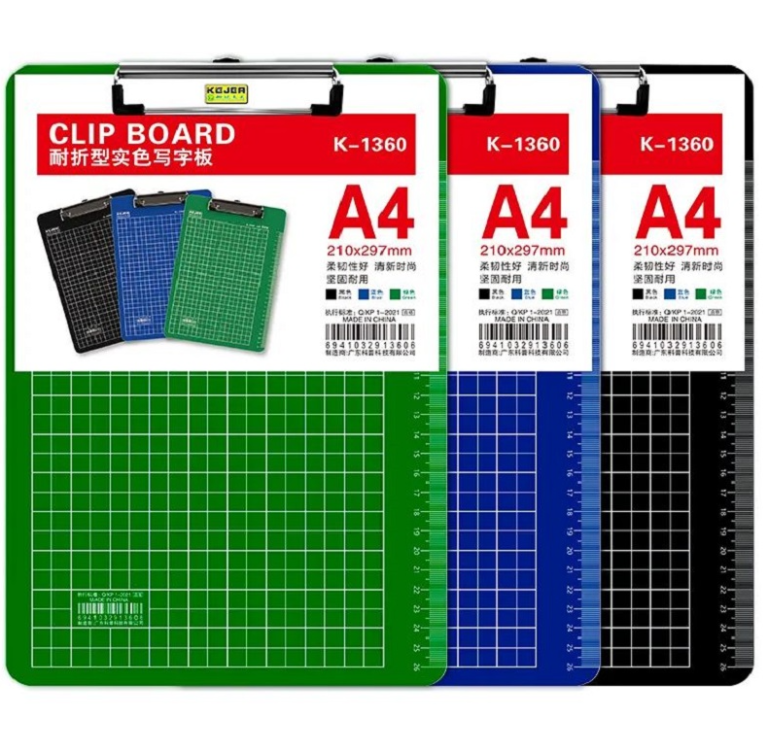 Pagrindas rašymui K-1360, A4, įvairių spalvų