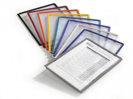 Reklaminio stovo įmautės Durable Sherpa, pilkos spalvos