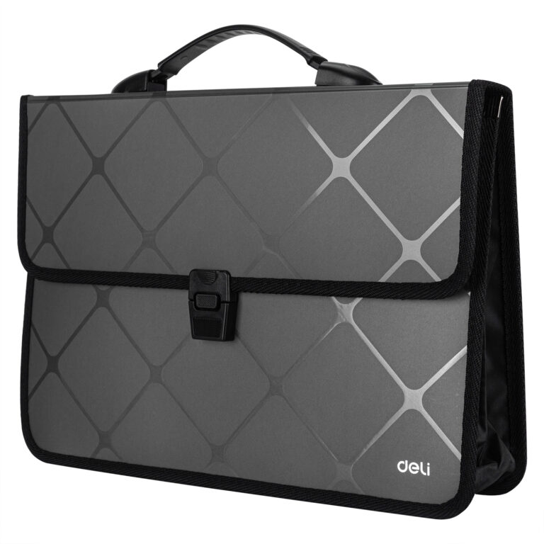 Dokumentų dėklas su rankena DELI A4, įvairių spalvų