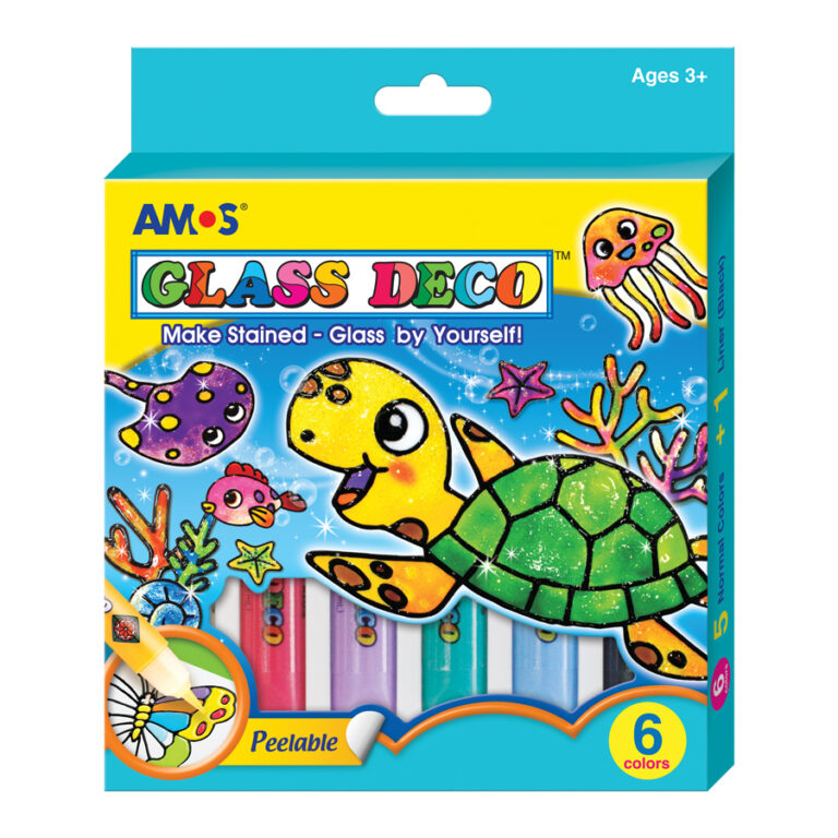 Stiklo dekoras Amos, 10.5ml, 6 spalvos