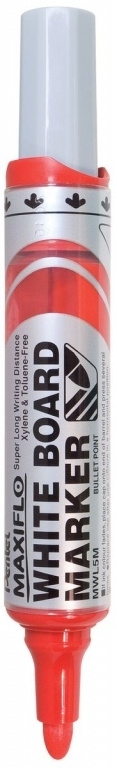 Žymeklis baltai lentai Pentel Maxiflo 6mm , raudonos spalvos