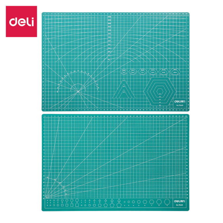 Pjaustymo pagrindas DELI 78401, A3, 3mm, PVC, žalios spalvos