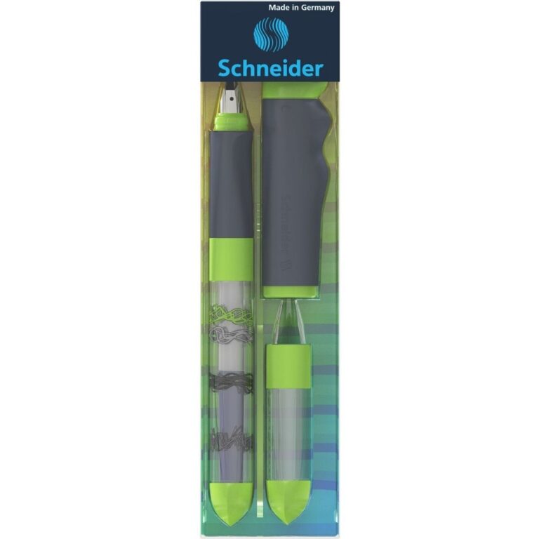 Plunksnakotis Schneider Base Kid A, dešiniarankiams, salotinės-pilkos spalvos korpusas