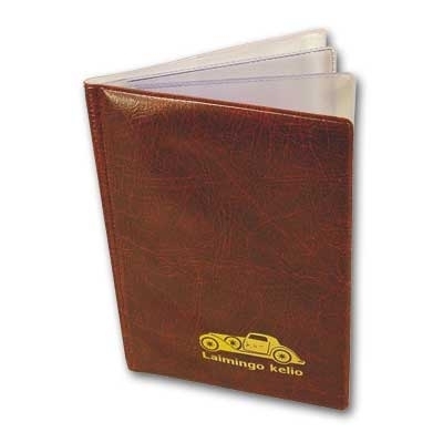 Aplankas automobilio dokumentams, 95x130mm, be metalinių kampukų