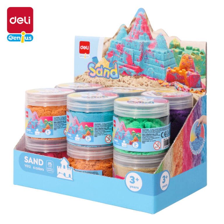 Kinetinis smėlis DELI, 150g., įvairių spalvų