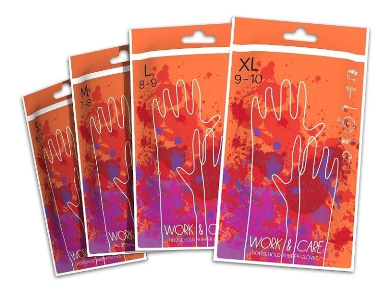 Guminės pirštinės, dydis XL