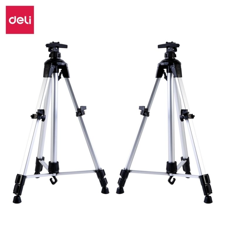 Molbertas DELI, trikojis, aliuminis