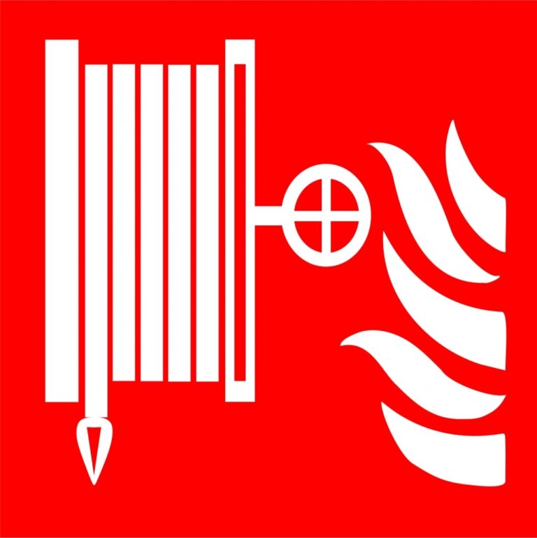 Informacinis lipdukas Charlot, 85x85mm, GESINIMO ŽARNA, raudonas