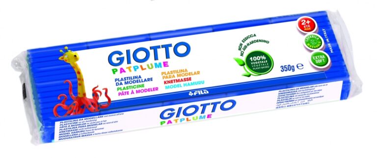 Plastilinas Fila Giotto Patplume, 350g, mėlynos spalvos