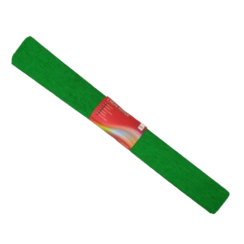 Krepinis popierius College, 50x250cm, žalios spalvos