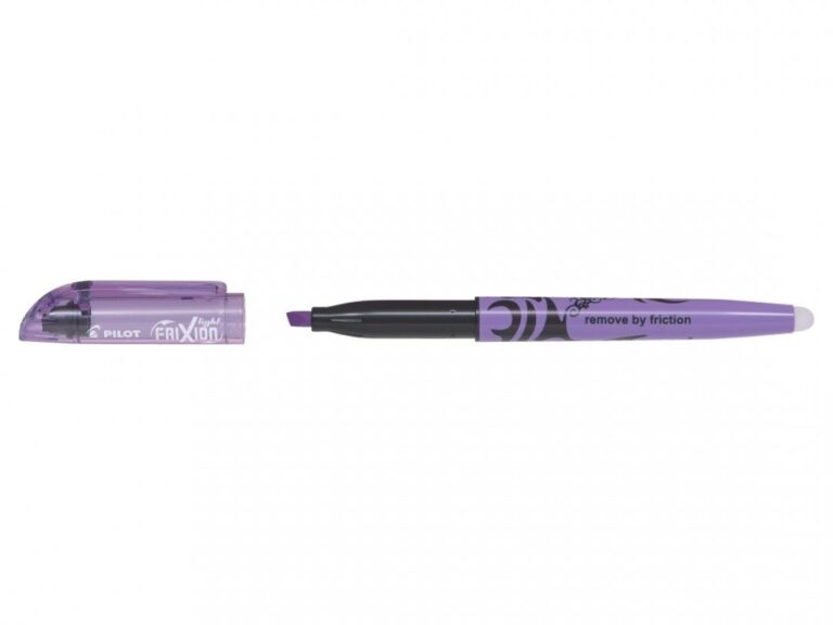 Teksto žymeklis Pilot Frixion Light, kirstu galiuku, su trintuku, violetinės spalvos