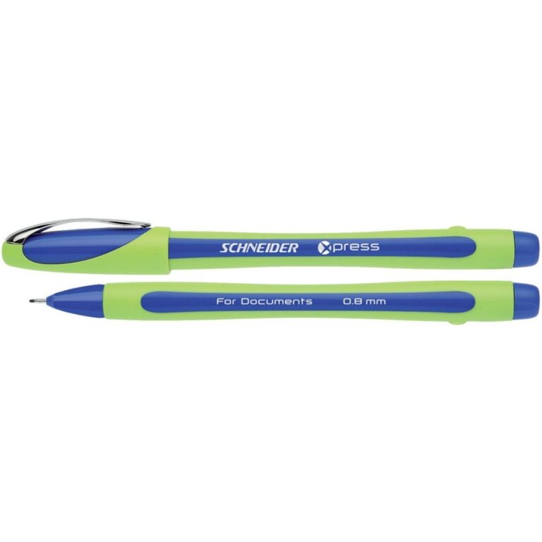 Rašiklis Schneider Xpress, 0,8mm, su kamšteliu, mėlynos spalvos