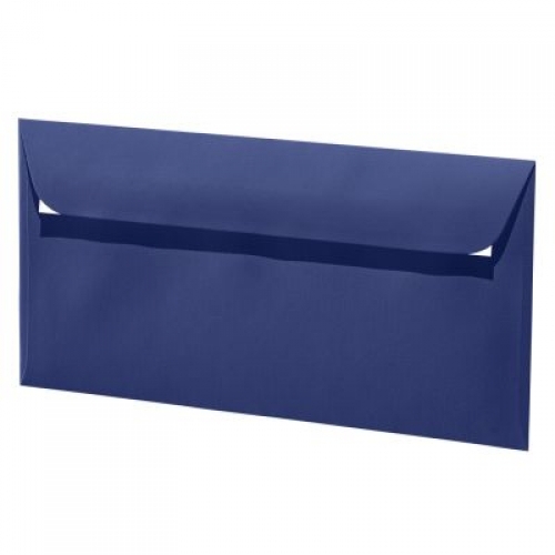 Dekoratyvinis vokas Paper Poetry C65, 114x224mm, 100g, tamsiai mėlynos spalvos, 1vnt