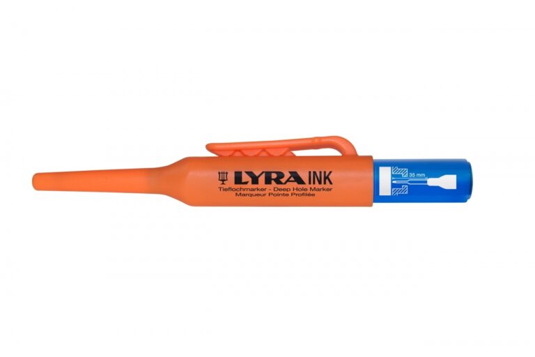 Permanentinis žymeklis Lyra Ink, statybinis, mėlynos spalvos