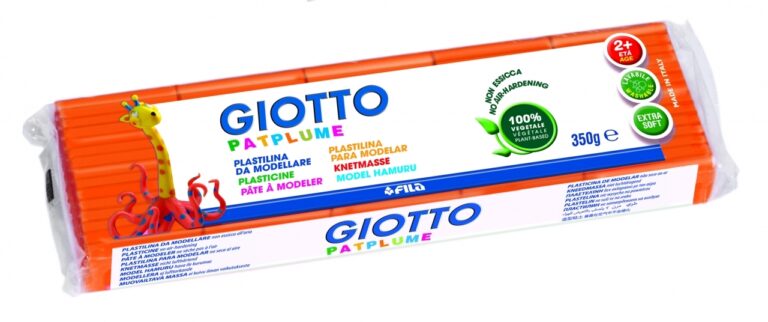 Plastilinas Fila Giotto Patplume, 350g, oranžinės spalvos