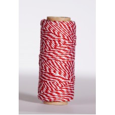 Notarinis siūlas, 35m, raudona/balta spalvos
