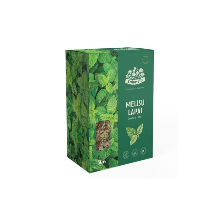 Žolelių arbata Žolynėlis, Melisų lapai, 50 g