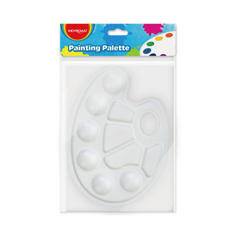Paletė dažams maišyti Keyroad, baltos spalvos