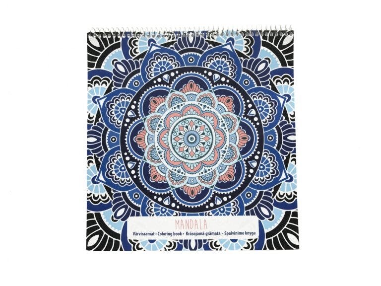 Spalvinimo knygelė College Mandala 21x22cm , 32 lapai