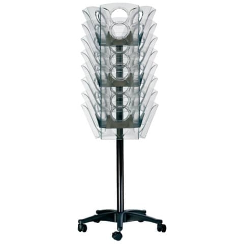 *Stovas reklaminei medžiagai Leitz, su ratukais