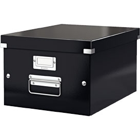 Universali dėžė Leitz Click&Store Medium, 281x200x369mm, juodos spalvos