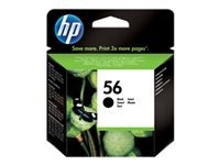 Rašalo kasetė HP C6656A, Nr, 56, juoda, 450 psl, originalas