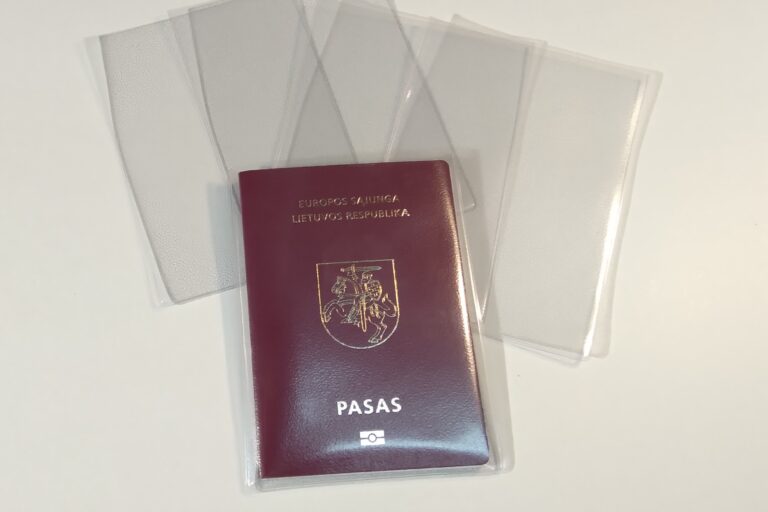 *Aplankas pasui PVC, skaidrus