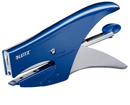 Segiklis replinis LEITZ 5547 Nr.8 METALLIC mėlynas sega iki 15lapų