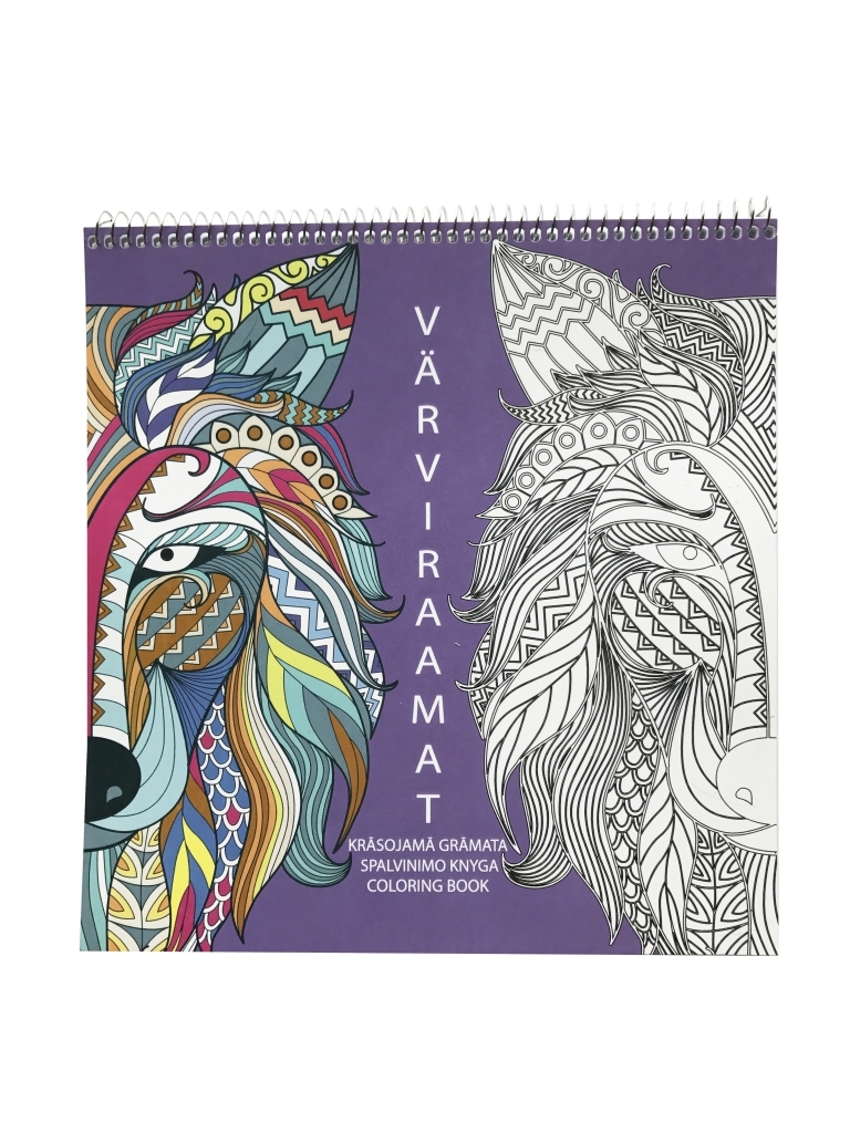 Spalvinimo knygelė College Gyvūnai 21x22cm, 32 lapai