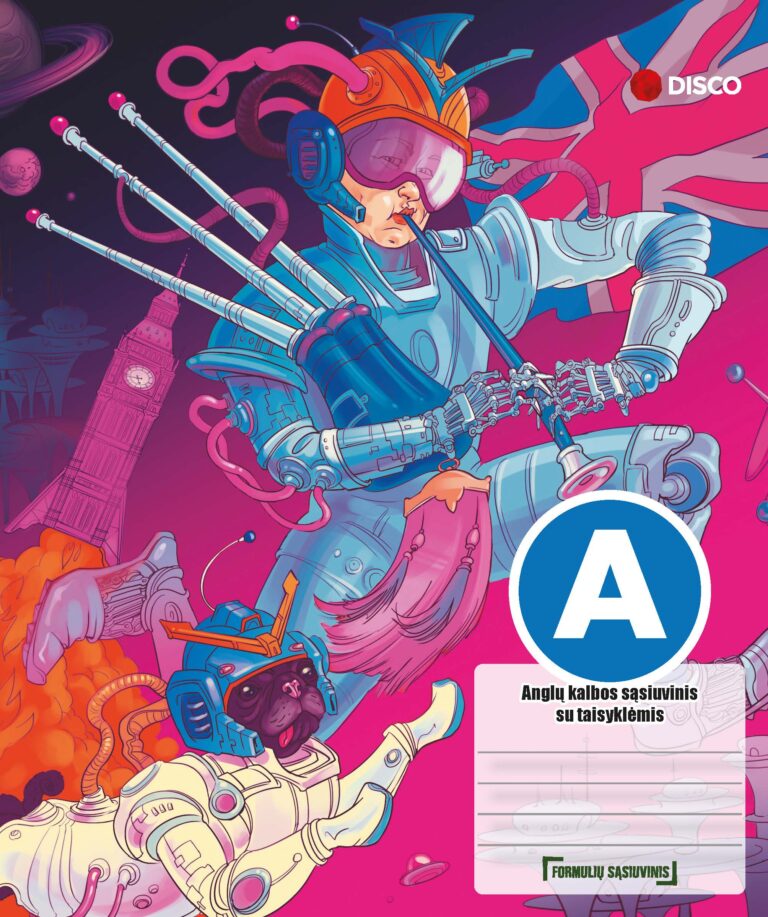 Formulių sąsiuvinis, anglų k, 38 lapų, linijomis