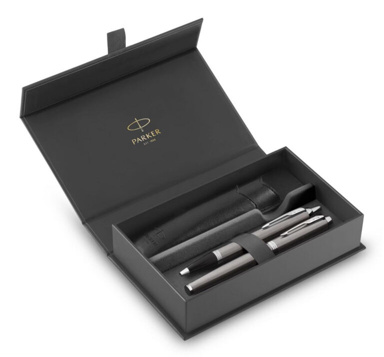 Rinkinys Parker Premium Duo, Rinkinyje: plunksnakotis, tušinukas ir dėklas