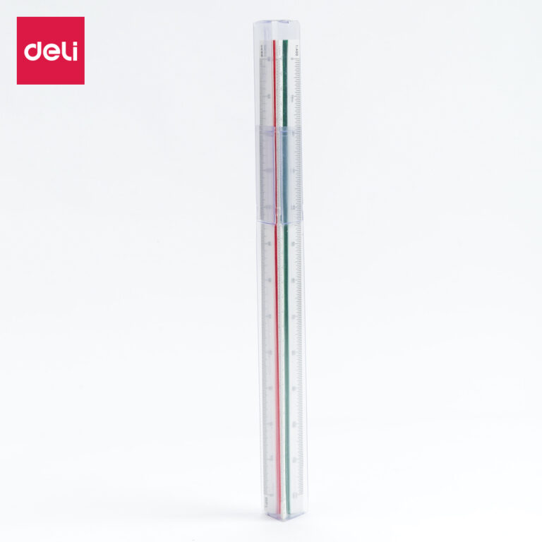 Liniuotė DELI E8930 architektams trikampė