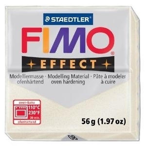 Modelinas Fimo, 57g, perlų blizgios spalvos