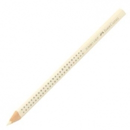 Akvarelinis pieštukas Faber-Castell Grip Jumbo, 1vnt, baltas