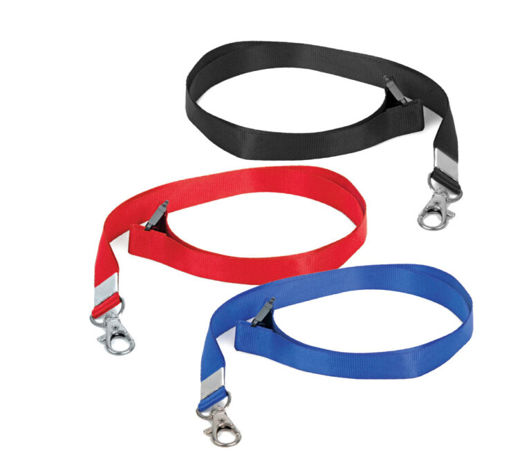 Kaklajuostė Forpus, 45×2 cm, juodos spalvos