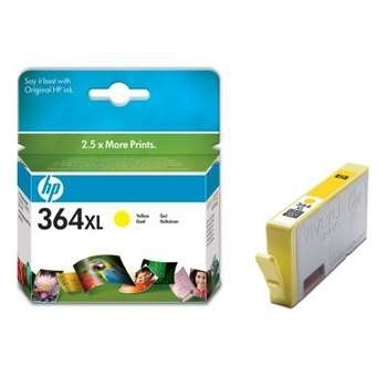 Rašalo kasetė HP CB320EE, Nr, 364, geltona, 300 psl, originalas
